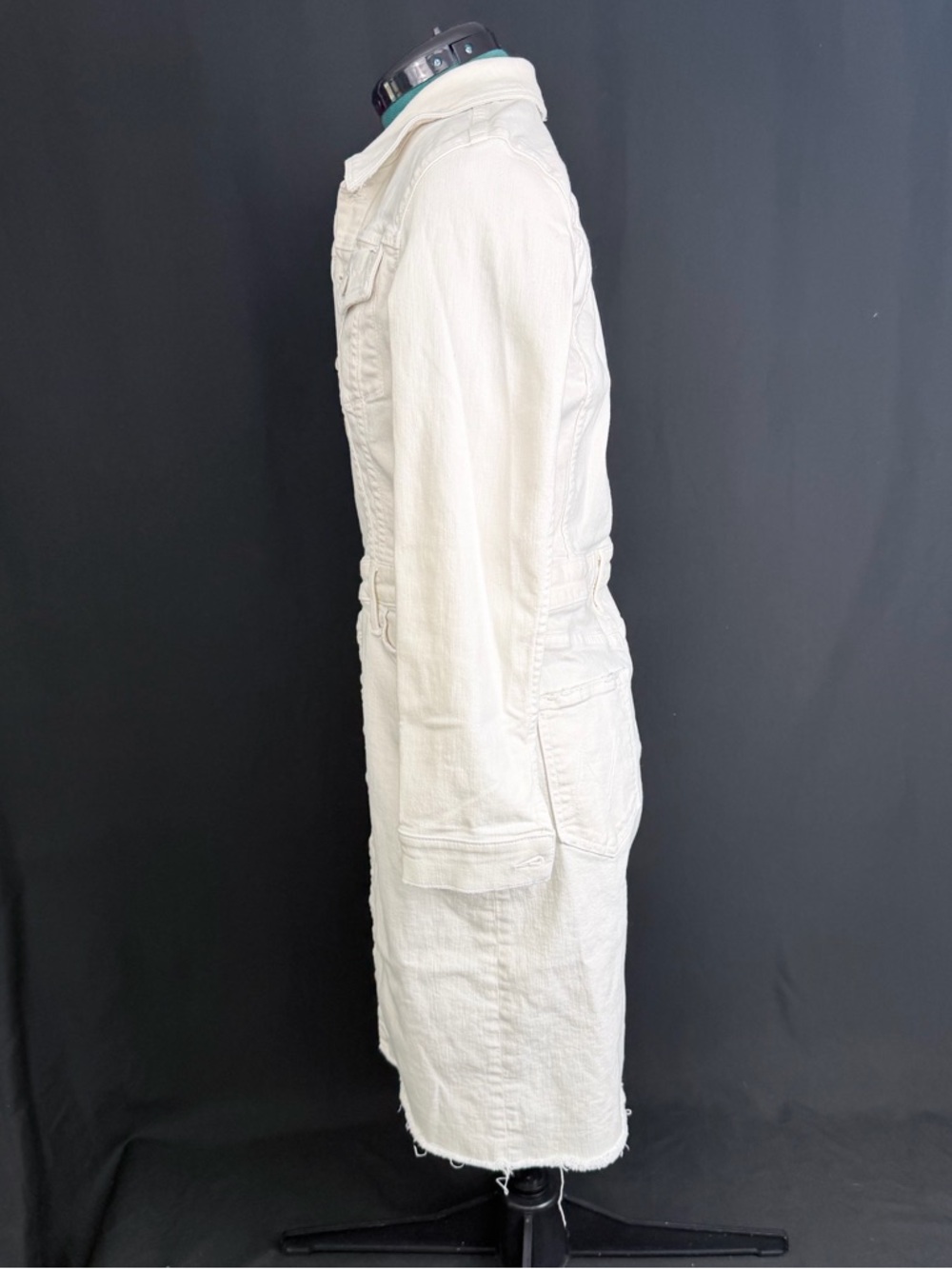 Mother White Denim Dress - Picture 5 of 14
